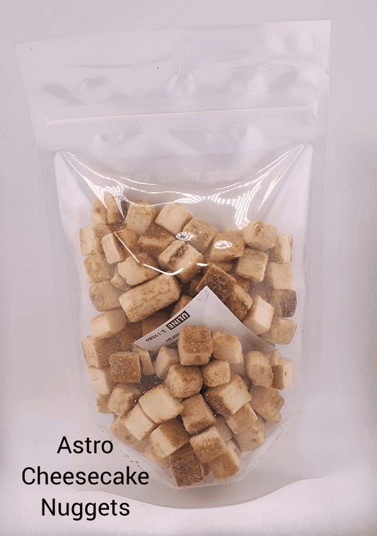 Planet Xpress Freeze Dried Candy Astro Cheesecake Nuggets – Crunchy, Creamy Cheesecake Bites with Intense Flavor - planetxpresscandy