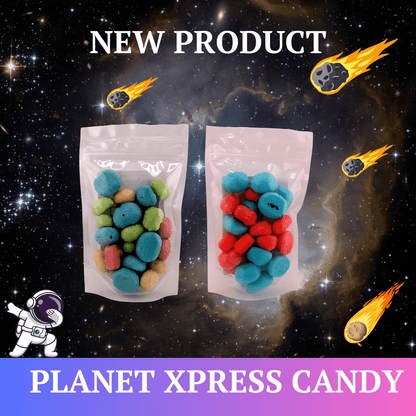 Planet Xpress Freeze-Dried Variety Cosmic Bites – 2 Pack – Assorted Tangy, Sweet, and Crunchy Candy Treats - planetxpresscandy